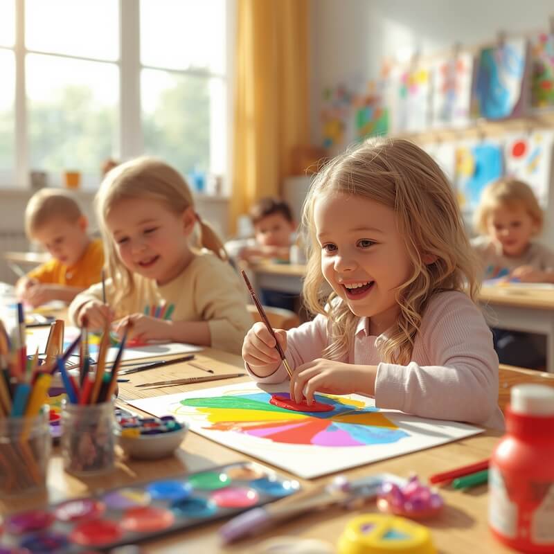 Výtvarný kroužek „Kopretina“ Základní a Mateřská škola Jindřichov